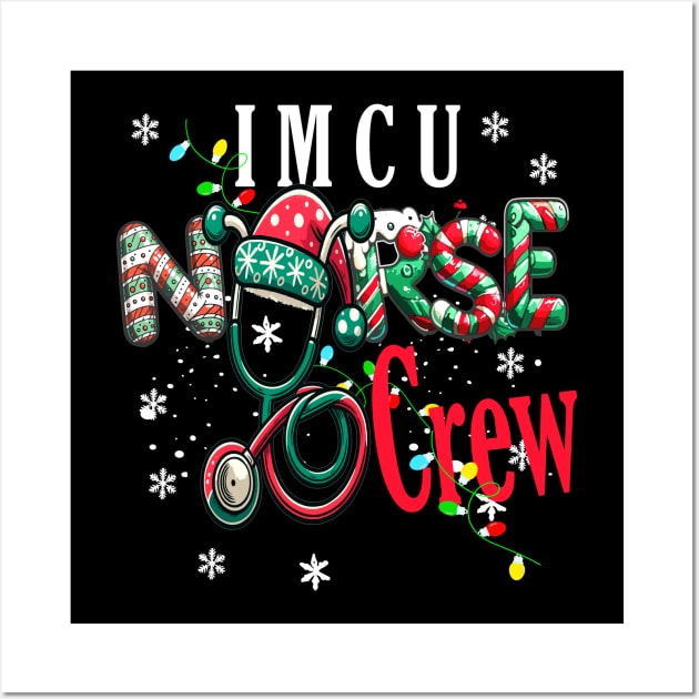 IMCU nurse crew Christmas gift Wall Art by AlmaDesigns